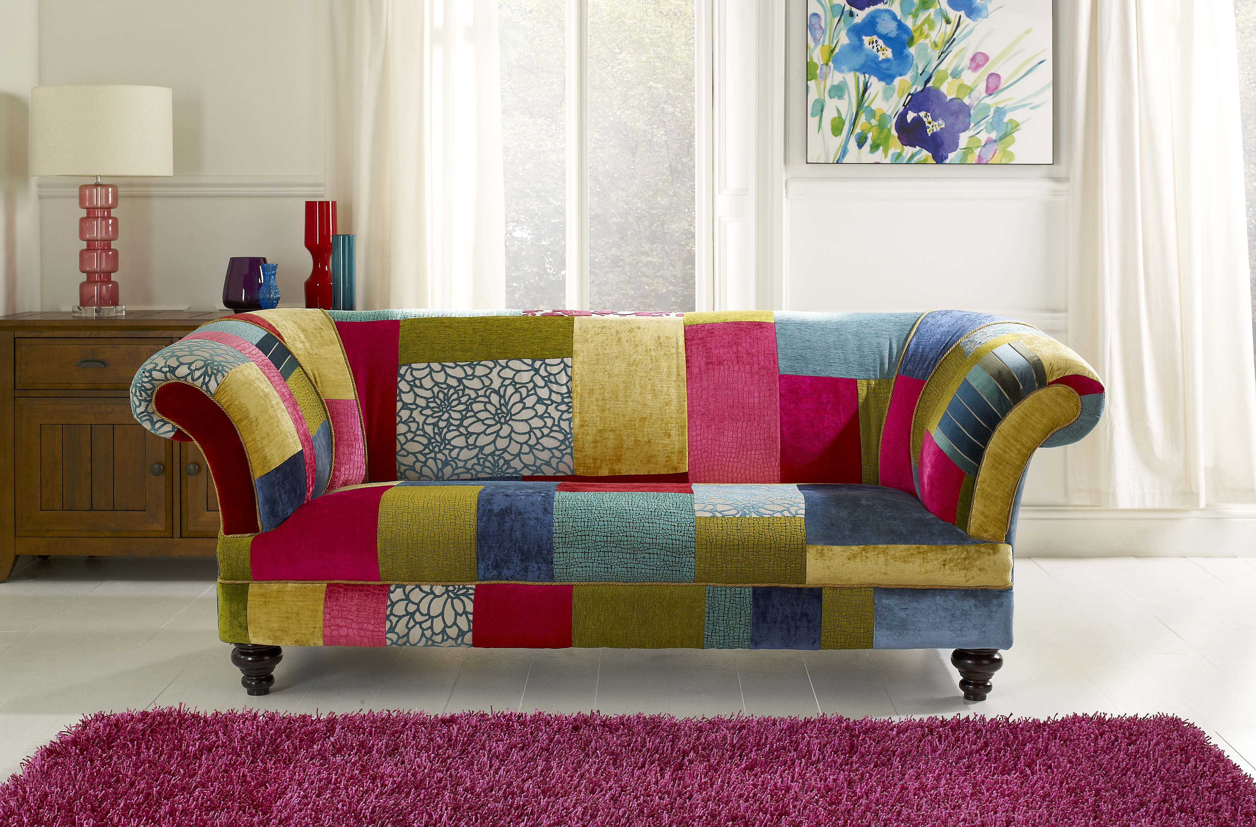 Patchwork Sofa English Chesterfields